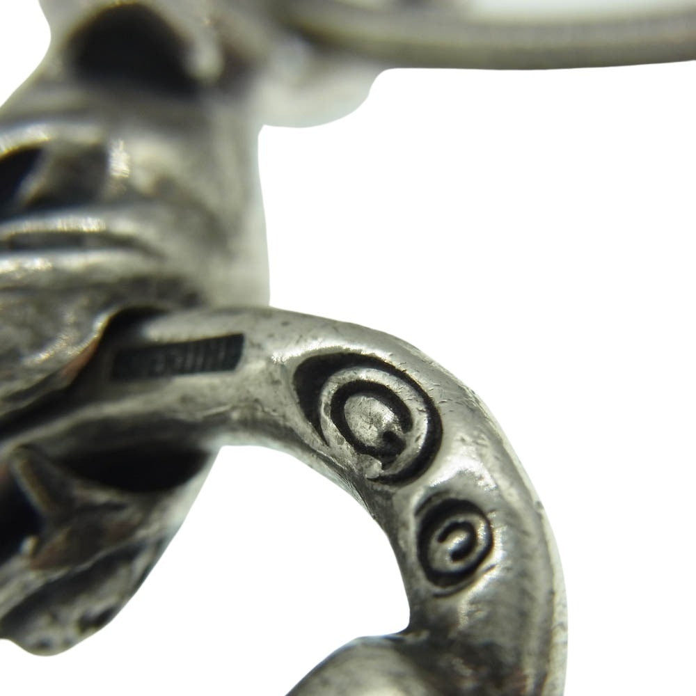 GABOR ガボール ガボラトリー マリア ギャランティ付属 SNAKE KEEPER W / LONG NECK BULLDOG HEAD スネークキーパー 首長ブルドッグヘッド キーチェーン シルバー系【中古】