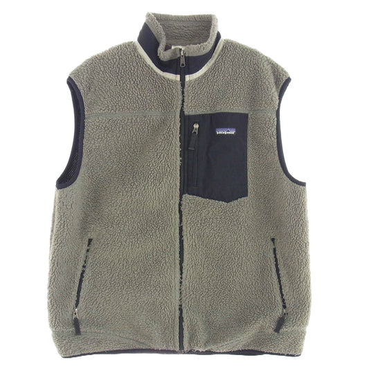patagonia パタゴニア 23046F8 Classic Retro-X Vest クラシック レトロX ボア ベスト グレー系 XL【中古】