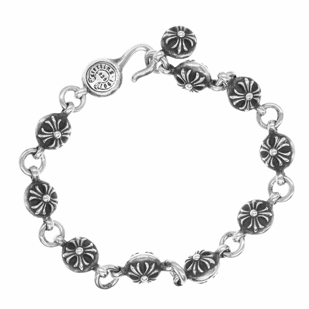 CHROME HEARTS クロムハーツ（原本無） #2 NO2 BALL クロスボール ブレスレット シルバー系【中古】