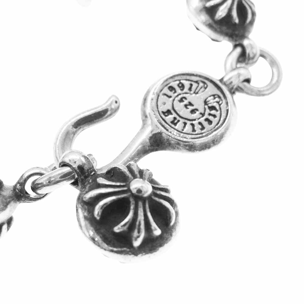 CHROME HEARTS クロムハーツ（原本無） #2 NO2 BALL クロスボール ブレスレット シルバー系【中古】
