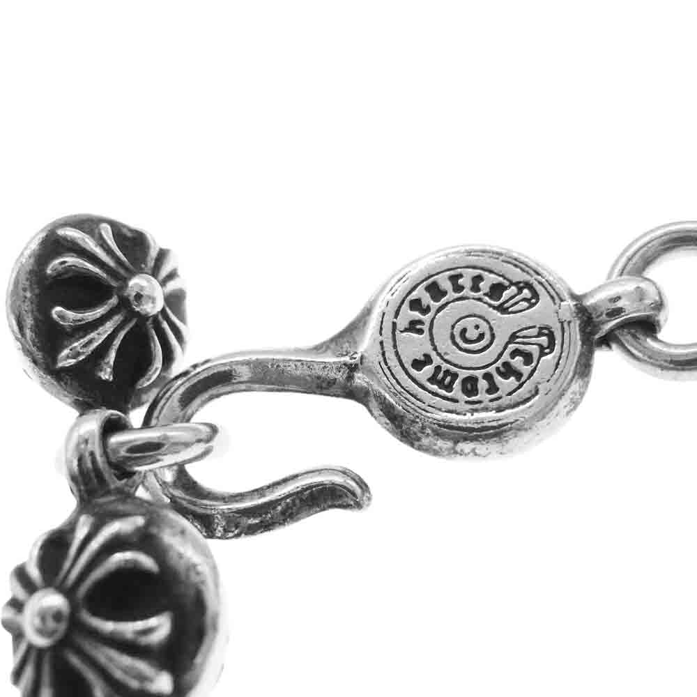 CHROME HEARTS クロムハーツ（原本無） #2 NO2 BALL クロスボール ブレスレット シルバー系【中古】