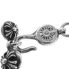 CHROME HEARTS クロムハーツ（原本無） #2 NO2 BALL クロスボール ブレスレット シルバー系【中古】
