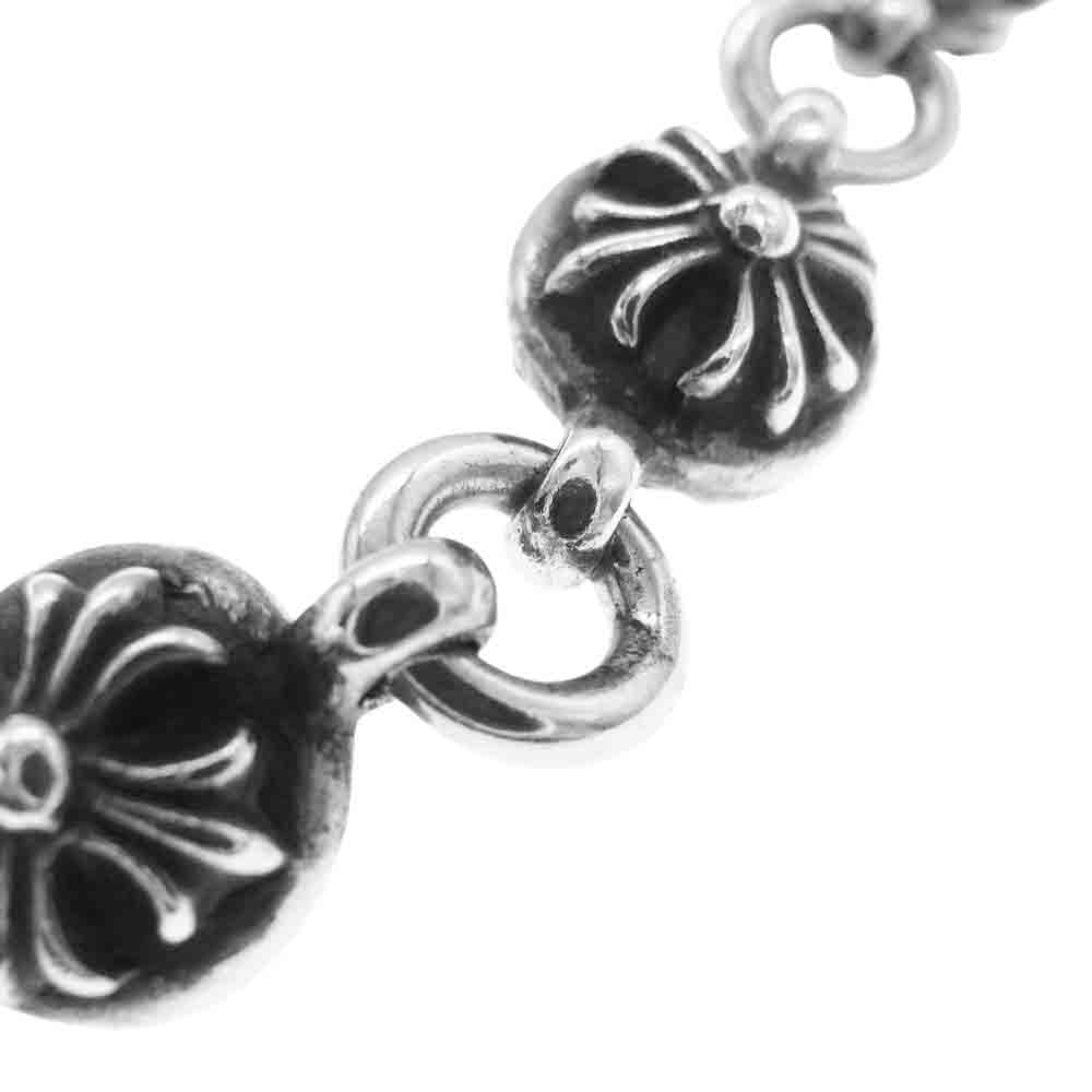 CHROME HEARTS クロムハーツ（原本無） #2 NO2 BALL クロスボール ブレスレット シルバー系【中古】
