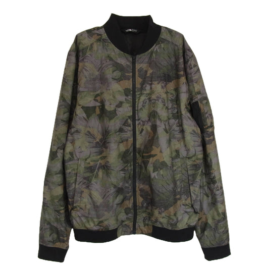 THE NORTH FACE ノースフェイス NF0A3MHM 総柄 ボンバージャケット ブルゾン カーキ系 M【中古】