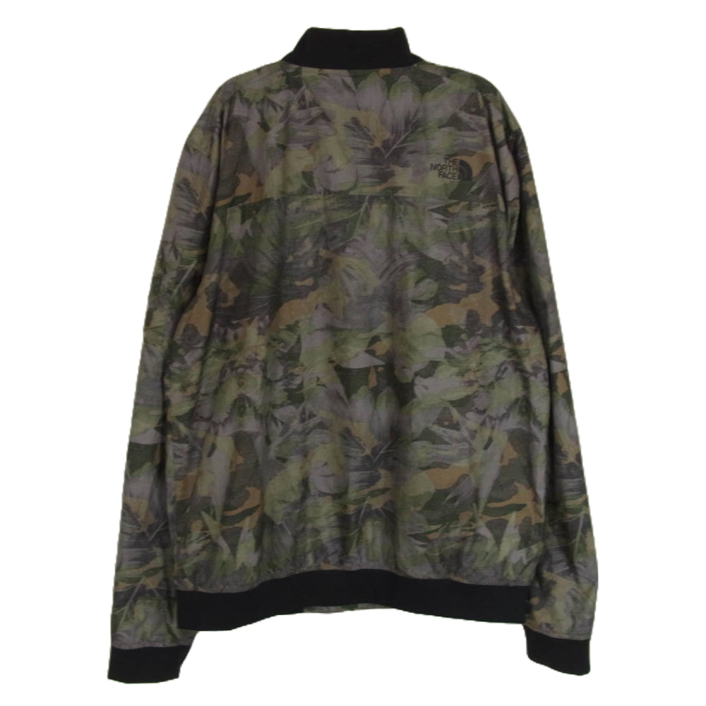 THE NORTH FACE ノースフェイス NF0A3MHM 総柄 ボンバージャケット ブルゾン カーキ系 M【中古】