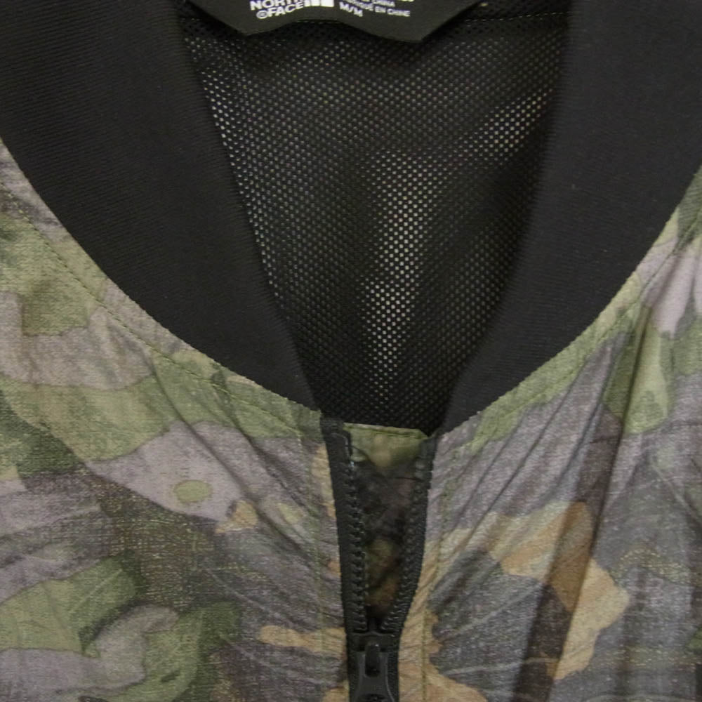 THE NORTH FACE ノースフェイス NF0A3MHM 総柄 ボンバージャケット ブルゾン カーキ系 M【中古】