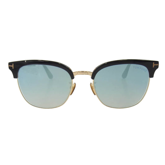TOM FORD トムフォード TF544-K ハーフリム サングラス ブラック系 ゴールド系【中古】