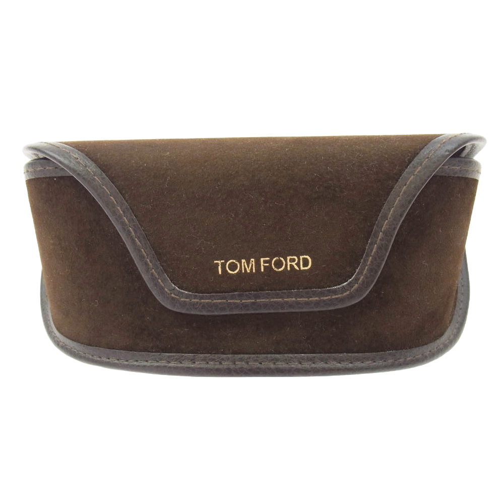 TOM FORD トムフォード TF544-K ハーフリム サングラス ブラック系 ゴールド系【中古】