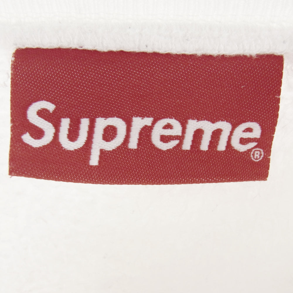 Supreme シュプリーム 21AW Side Arc Crewneck サイドアーチロゴ クルーネック スウェット ホワイト系【中古】