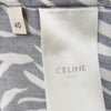 CELINE セリーヌ 2C036843H 20SS ゼブラ 総柄 レーヨン 半袖 シャツ ブラック系 40【中古】