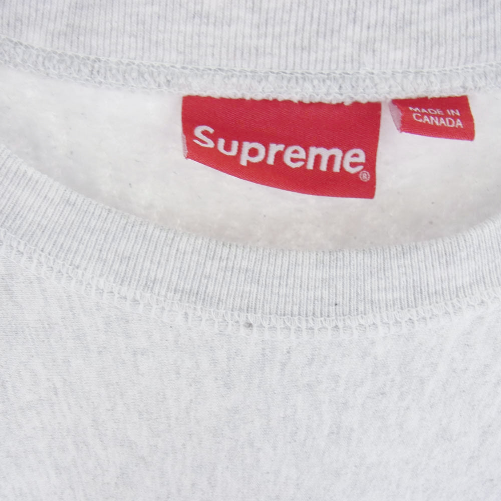 Supreme シュプリーム 18AW Box Logo Crewneck ボックスロゴ クルーネック スウェット グレー系 medium【中古】