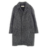 CELINE セリーヌ 2M279861E 19AW MAC 3 BOUTONS TWEED COAT ツイード マックコート ブラック系 ホワイト系 44【中古】