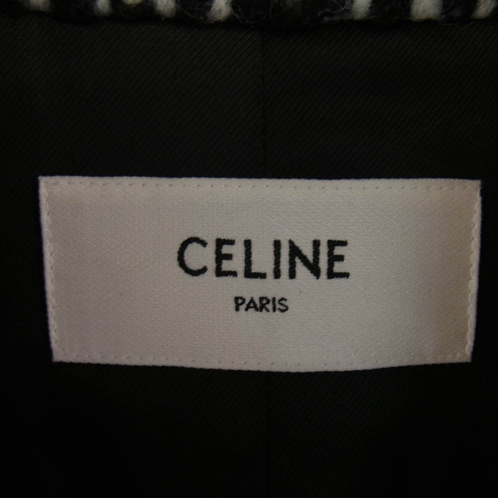 CELINE セリーヌ 2M279861E 19AW MAC 3 BOUTONS TWEED COAT ツイード