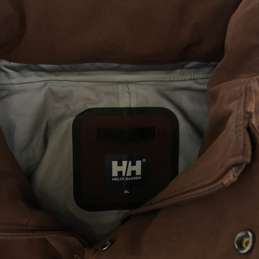 HELLY HANSEN ヘリーハンセン HOE12204 FLAM RAIN JACKET フロム レイン ジャケット ブラウン系 XL【中古】