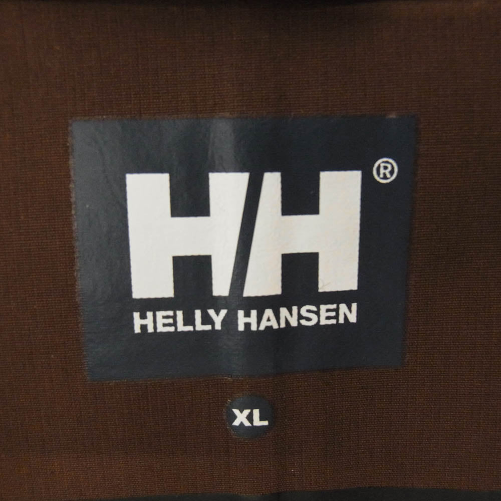 HELLY HANSEN ヘリーハンセン HOE12204 FLAM RAIN JACKET フロム レイン ジャケット ブラウン系 XL【中古】