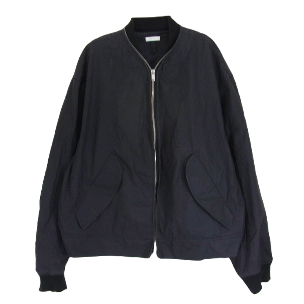 JIL SANDER ジルサンダー 19SS JSUO420130 MO242600 イタリア製 Seattle Blouson シアトル ブルゾン ボンバー ジャケット ブラック系 48【中古】