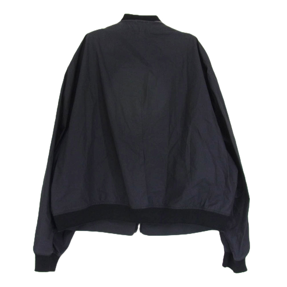 JIL SANDER ジルサンダー 19SS JSUO420130 MO242600 イタリア製 Seattle Blouson シアトル ブルゾン ボンバー ジャケット ブラック系 48【中古】
