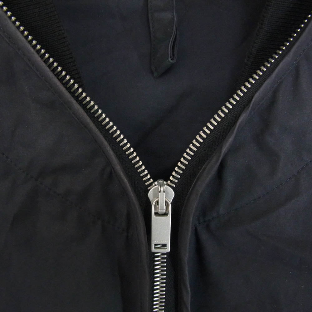 JIL SANDER ジルサンダー 19SS JSUO420130 MO242600 イタリア製 Seattle Blouson シアトル ブルゾン ボンバー ジャケット ブラック系 48【中古】