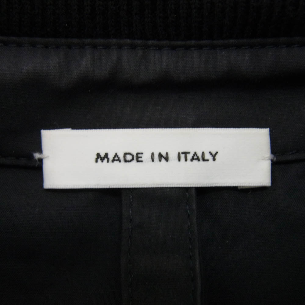 JIL SANDER ジルサンダー 19SS JSUO420130 MO242600 イタリア製 Seattle Blouson シアトル ブルゾン ボンバー ジャケット ブラック系 48【中古】