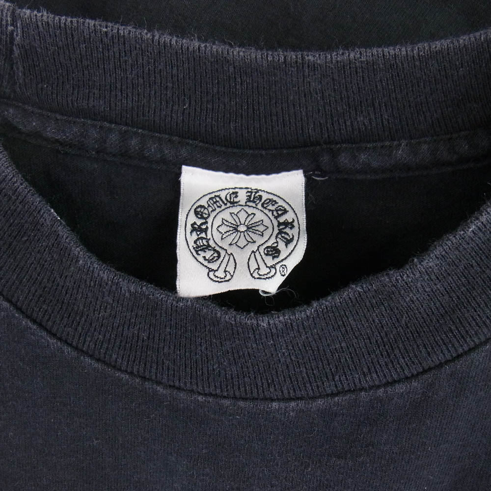 CHROME HEARTS クロムハーツ（原本無） NEW YORK TEE ニューヨーク限定 ポケット Tシャツ ブラック系 S【中古】
