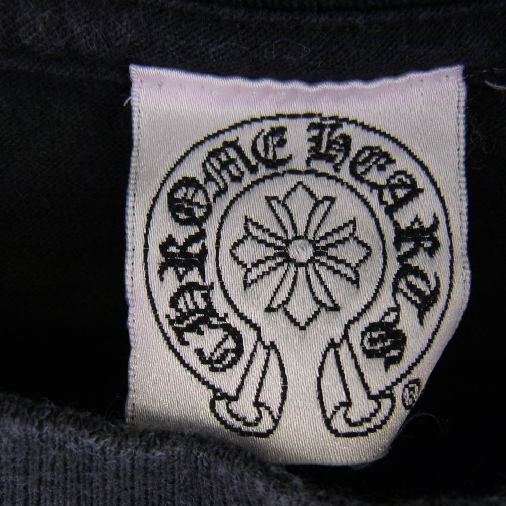 CHROME HEARTS クロムハーツ（原本無） NEW YORK TEE ニューヨーク限定 ポケット Tシャツ ブラック系 S【中古】