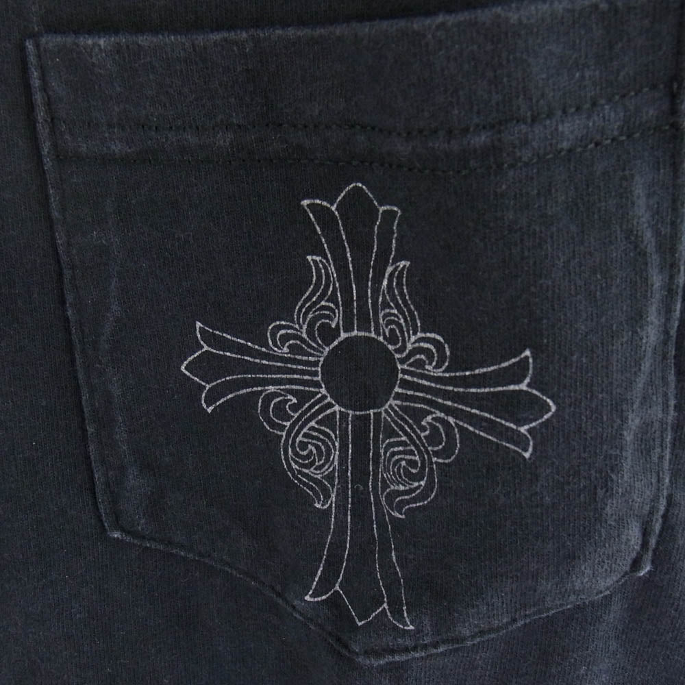 CHROME HEARTS クロムハーツ（原本無） NEW YORK TEE ニューヨーク限定 ポケット Tシャツ ブラック系 S【中古】