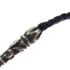 CHROME HEARTS クロムハーツ（原本無） LEATHER BRAID スクロールレザーブレード シルバー ネックレス【中古】