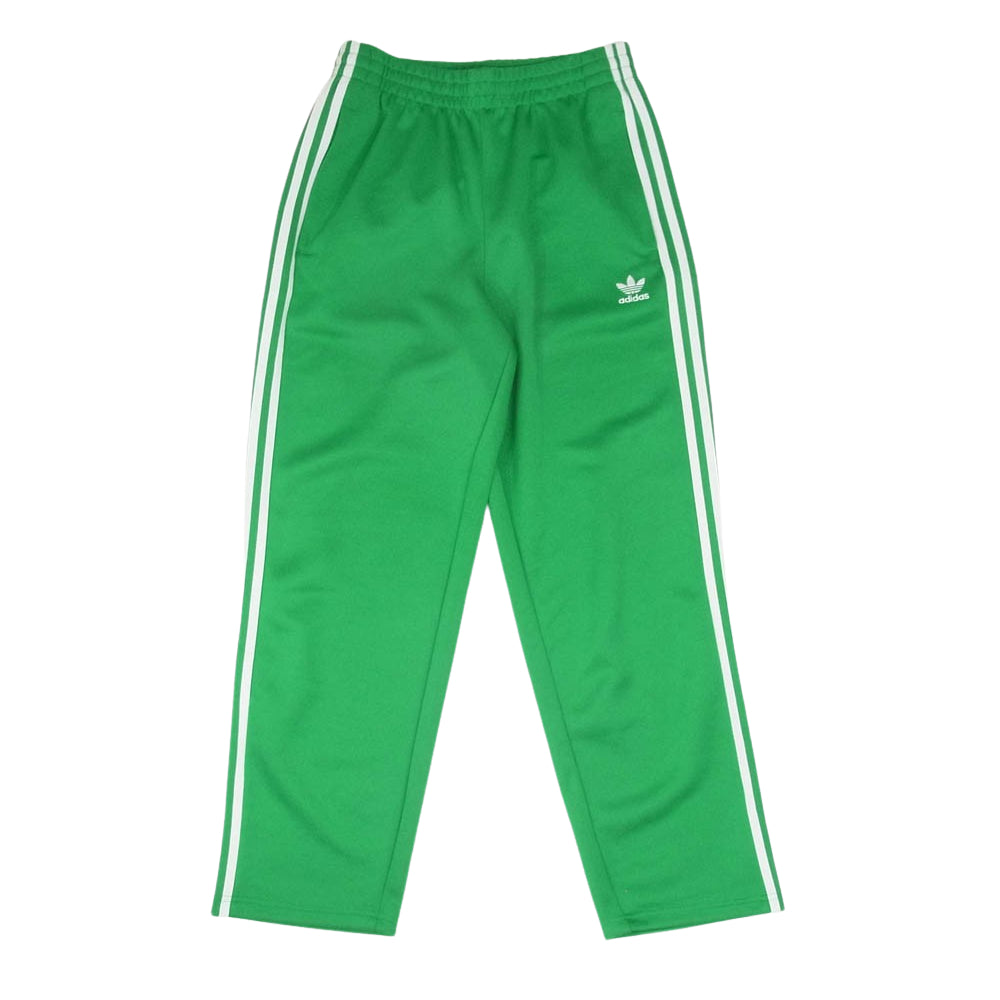 adidas アディダス ワイド レッグ トラック パンツ グリーン系 M【中古】