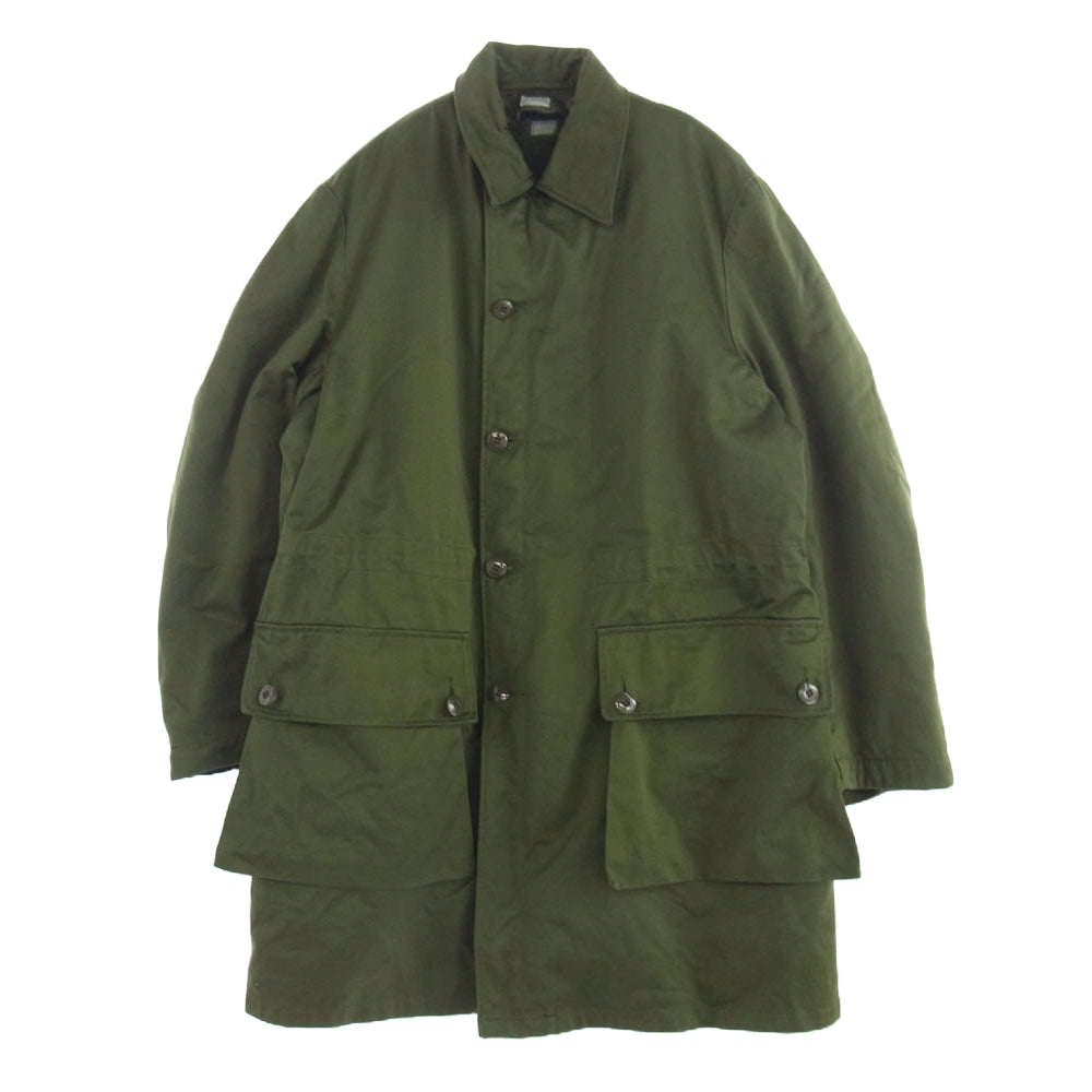 swedish army FIELD COAT スウェーデン軍 M-59 ミリタリー フィールド コート  ライナー付き グリーン系【中古】