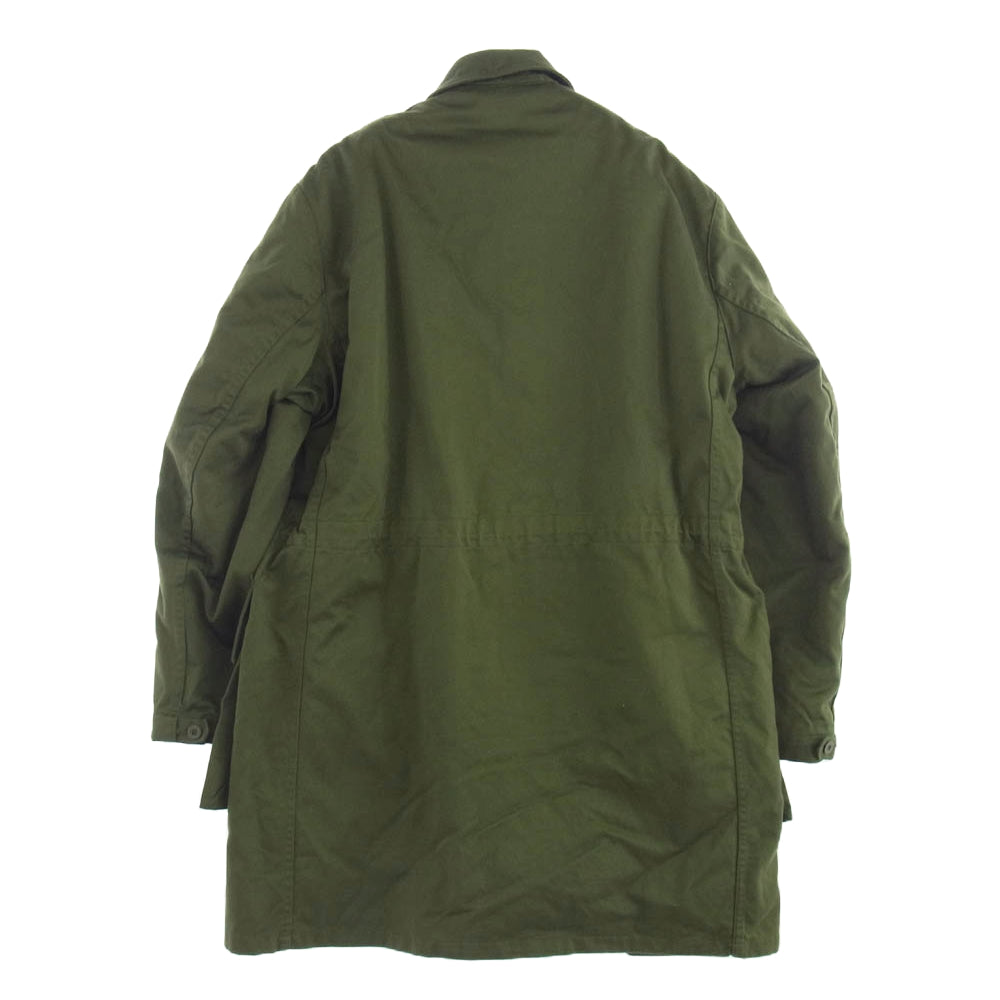 swedish army FIELD COAT スウェーデン軍 M-59 ミリタリー フィールド コート  ライナー付き グリーン系【中古】