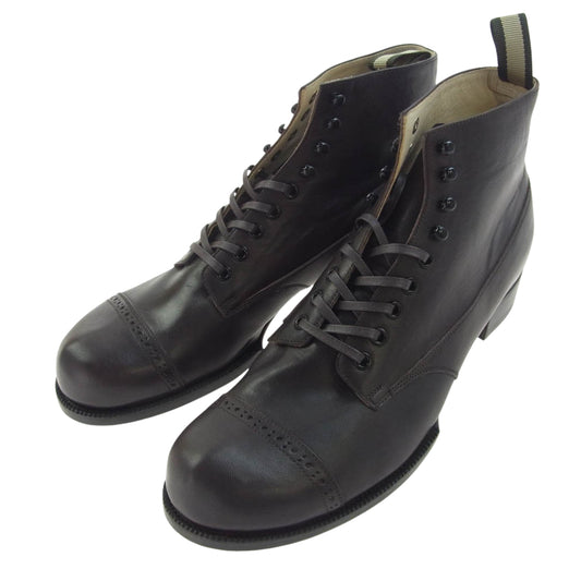 JELADO ジェラード the 2 monkeys ザ トゥーモンキーズ vaudeville ヴォードビル ワーク ブーツ oak brown ダークブラウン系 US9【新古品】【未使用】【中古】