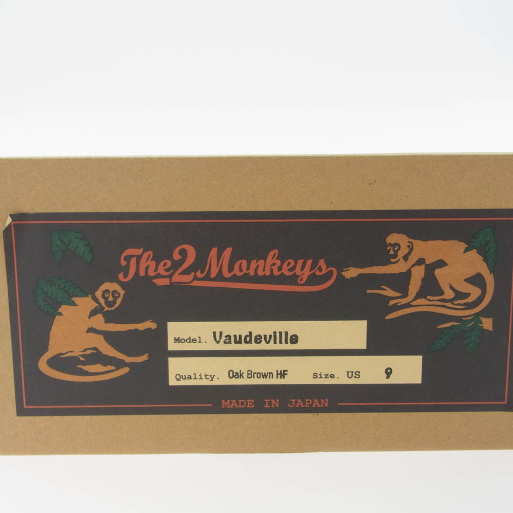 JELADO ジェラード the 2 monkeys ザ トゥーモンキーズ vaudeville ヴォードビル ワーク ブーツ oak brown ダークブラウン系 US9【新古品】【未使用】【中古】