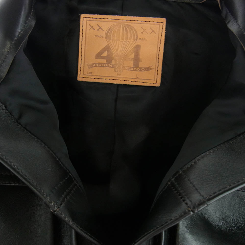 JELADO ジェラード 24SS JP94409 44 Leather Jacket Horse hide Semi aniline Finish ホースハイド セミアニリン フィニッシュ レザー ジャケット ブラック系 L【新古品】【未使用】【中古】