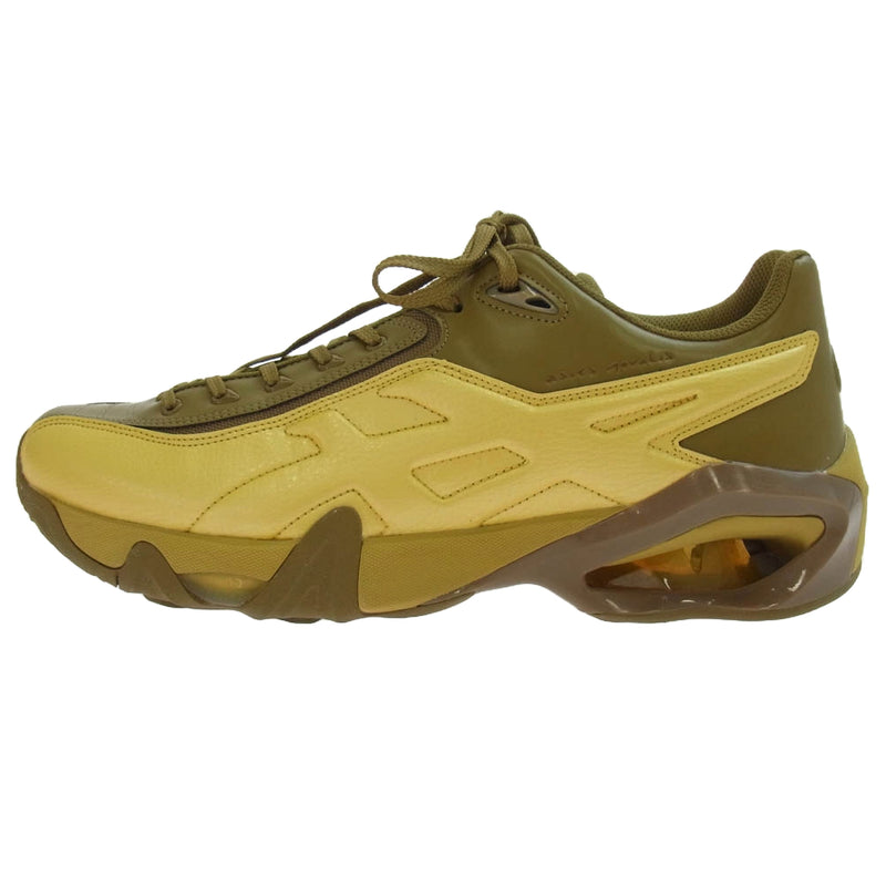 キココスタディノフ 1203A331-750 × asics アシックス GEL-TEREMOA ゲル テレモア ローカット スニーカー イエロー系 カーキ系 29cm【中古】