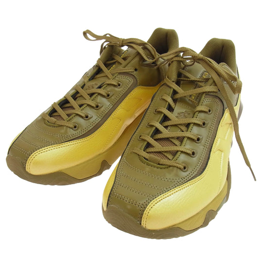 キココスタディノフ 1203A331-750 × asics アシックス GEL-TEREMOA ゲル テレモア ローカット スニーカー イエロー系 カーキ系 29cm【中古】