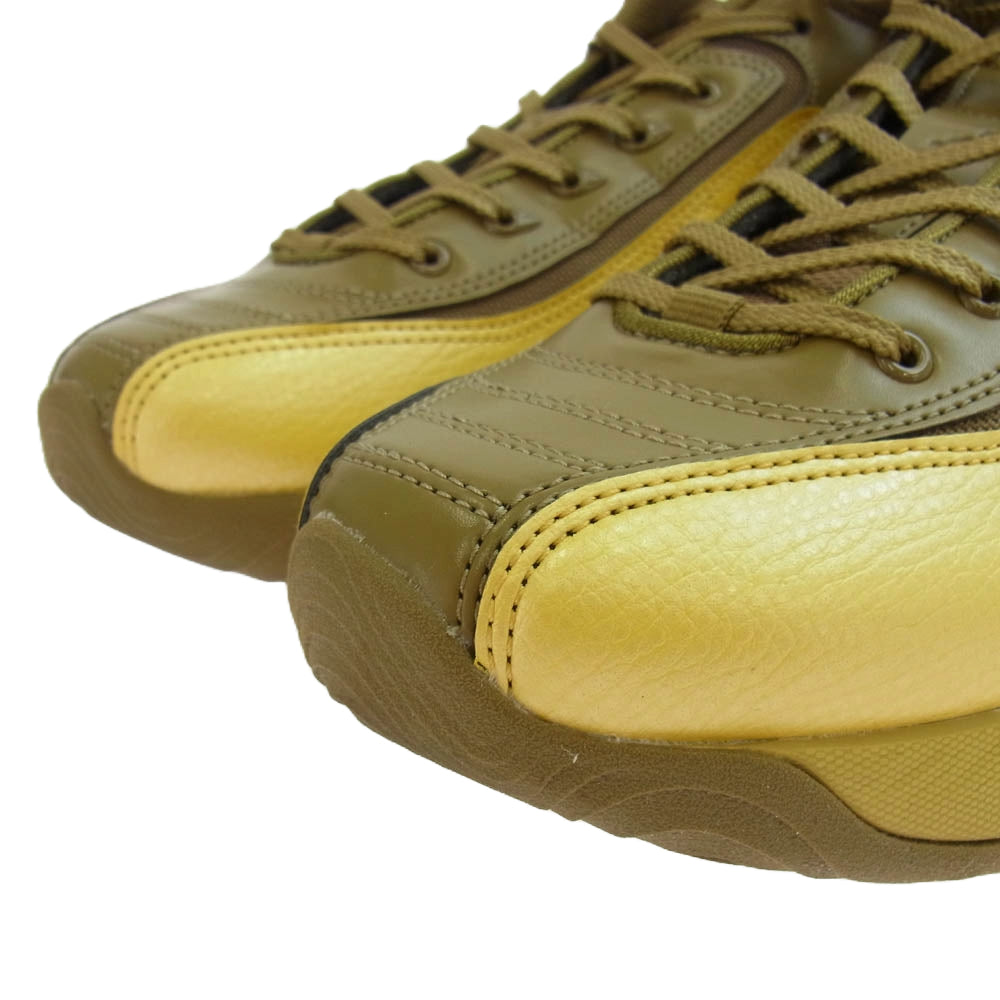 キココスタディノフ 1203A331-750 × asics アシックス GEL-TEREMOA ゲル テレモア ローカット スニーカー イエロー系 カーキ系 29cm【中古】