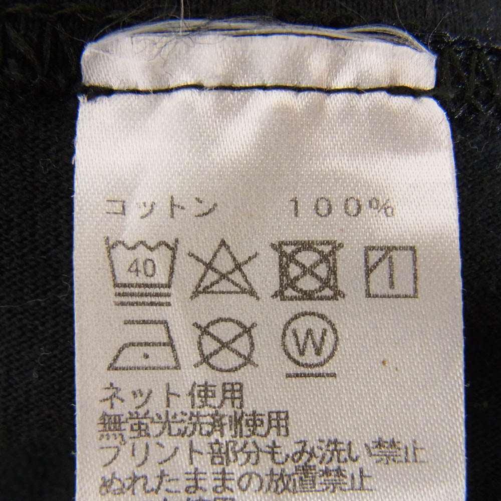 SAPEUR サプール ロング スリーブ Tシャツ カットソー ロゴ セメント柄 ブラック系 L【中古】