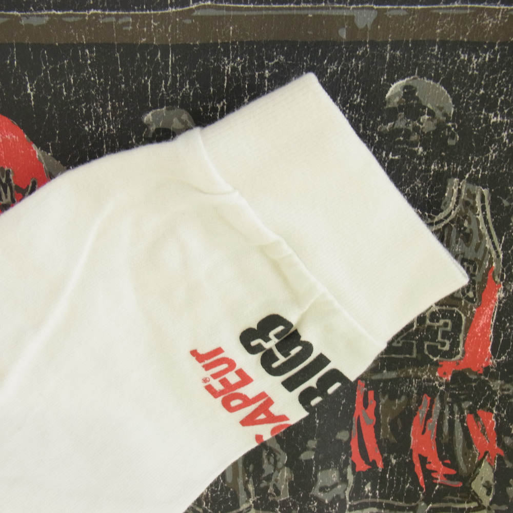 SAPEUR サプール BIG3 LS TEE ビッグ3 長袖 Tシャツ ロンT カットソー ホワイト L ホワイト系 L【中古】