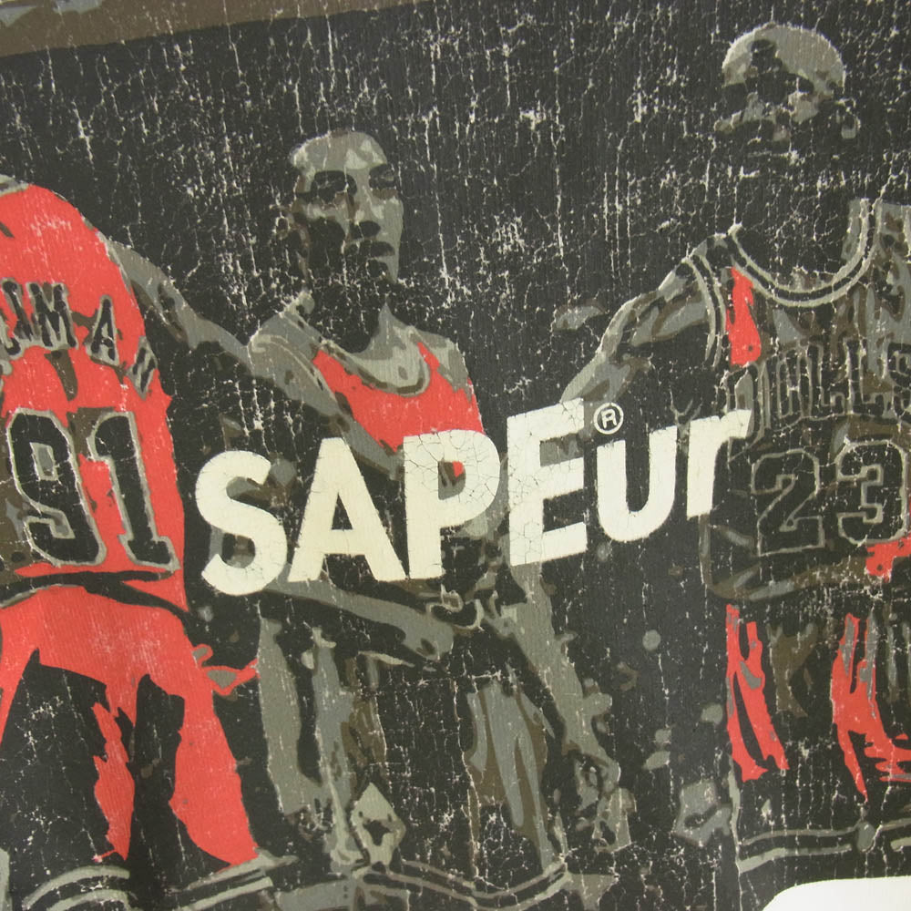 SAPEUR サプール BIG3 LS TEE ビッグ3 長袖 Tシャツ ロンT カットソー ホワイト L ホワイト系 L【中古】