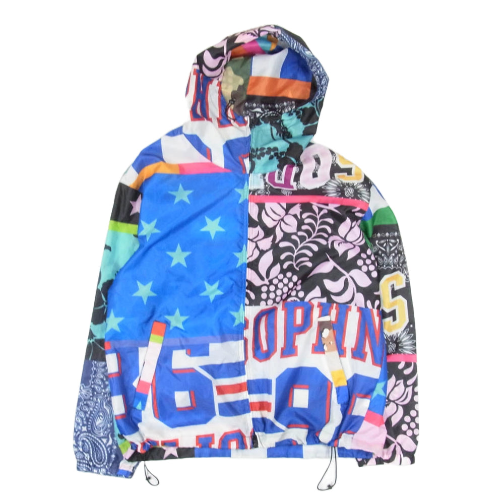SOPHNET. ソフネット 17SS SOPH-170163/SOPH-170007 MULTI PATTERN ZIP UP HOODY EASY SHORTS セットアップ ジャケット ハーフパンツ マルチカラー系 S【中古】