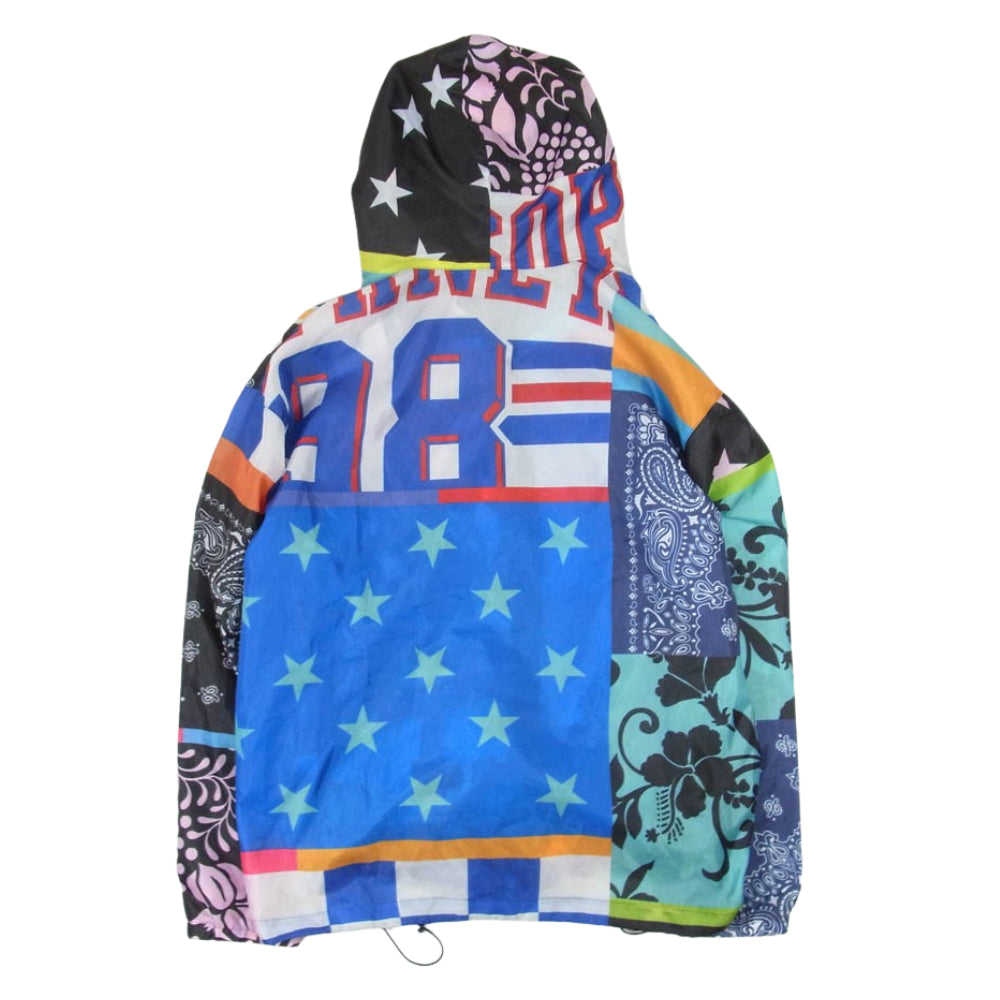 SOPHNET. ソフネット 17SS SOPH-170163/SOPH-170007 MULTI PATTERN ZIP UP HOODY EASY SHORTS セットアップ ジャケット ハーフパンツ マルチカラー系 S【中古】