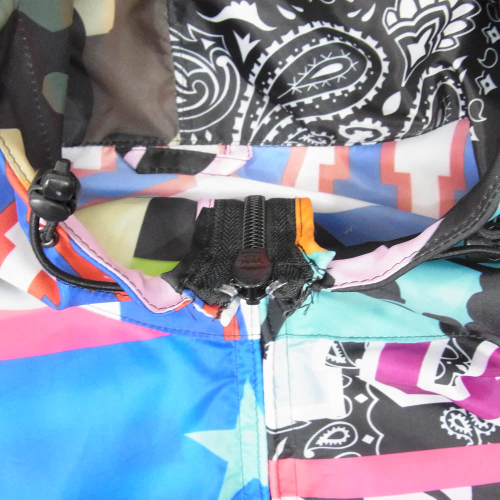 SOPHNET. ソフネット 17SS SOPH-170163/SOPH-170007 MULTI PATTERN ZIP UP HOODY EASY SHORTS セットアップ ジャケット ハーフパンツ マルチカラー系 S【中古】