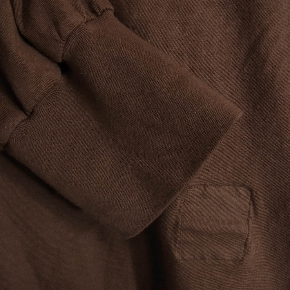 Rick Owens リックオウエンス DU02D2281-RN DRKSHDW HUSTLER HOODIE TERRA ダークシャドウ ハスラー フーディ レイヤード パーカー ブラウン系 M【中古】