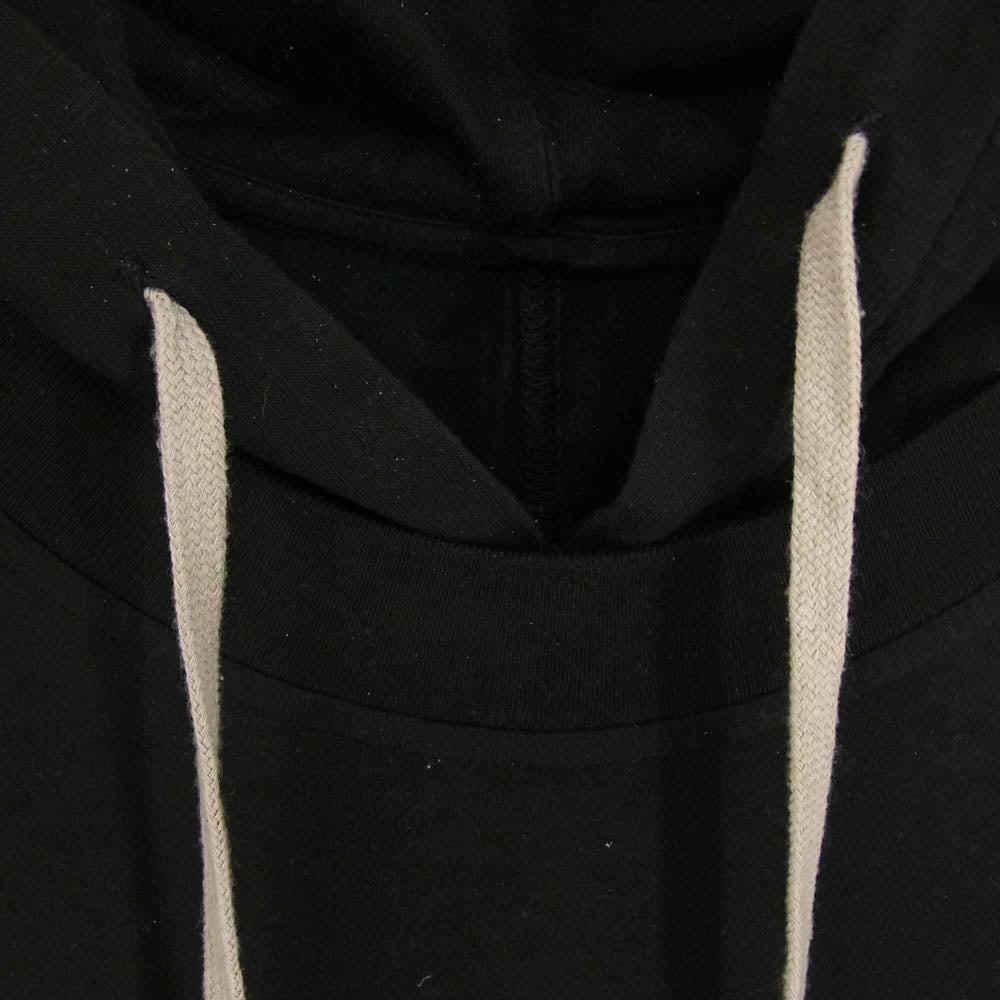 Rick Owens リックオウエンス DU02D2281-RN DRKSHDW HUSTLER HOODIE BLACK ダークシャドウ ハスラー フーディ レイヤード パーカー ブラック系 M【中古】