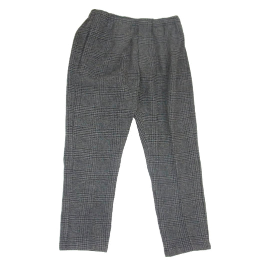 サルバトーレ ピッコロ イタリア製 グレンチェック ウール イージー パンツ グレー系 XXL【中古】