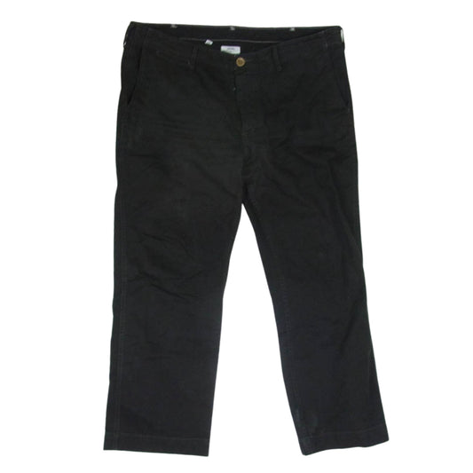 VISVIM ビズビム 12AW 0112205008007 SLIM CHINO PANTS スリム チノ パンツ シンチバック ボタンフライ ブラック系 5【中古】