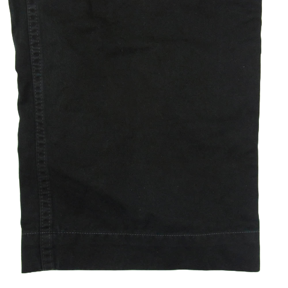 VISVIM ビズビム 12AW 0112205008007 SLIM CHINO PANTS スリム チノ パンツ シンチバック ボタンフライ ブラック系 5【中古】