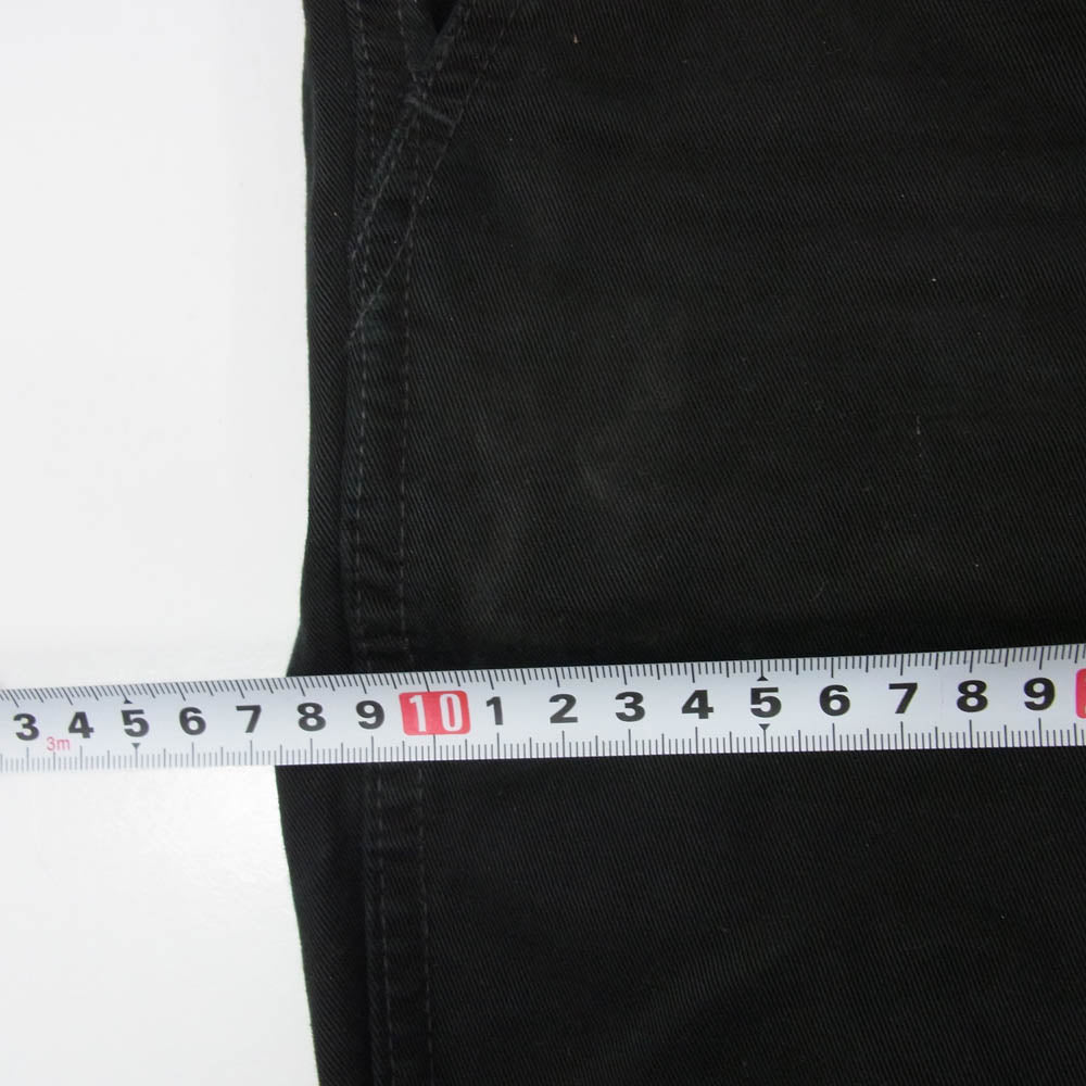 VISVIM ビズビム 12AW 0112205008007 SLIM CHINO PANTS スリム チノ パンツ シンチバック ボタンフライ ブラック系 5【中古】