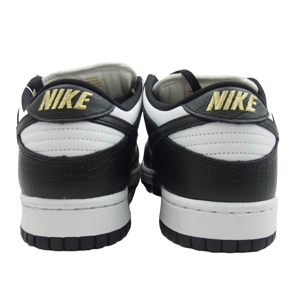 Supreme シュプリーム DH3228-102 × Nike SB Dunk Low OG QS Gold Stars White black フェイクバスターズ 鑑定済 ナイキ SB ダンク ロー OG QS ゴールドスターズ ローカットスニーカー ホワイト ブラック系 ブラック系 ホワイト系 27cm【新古品】【未使用】【中古】
