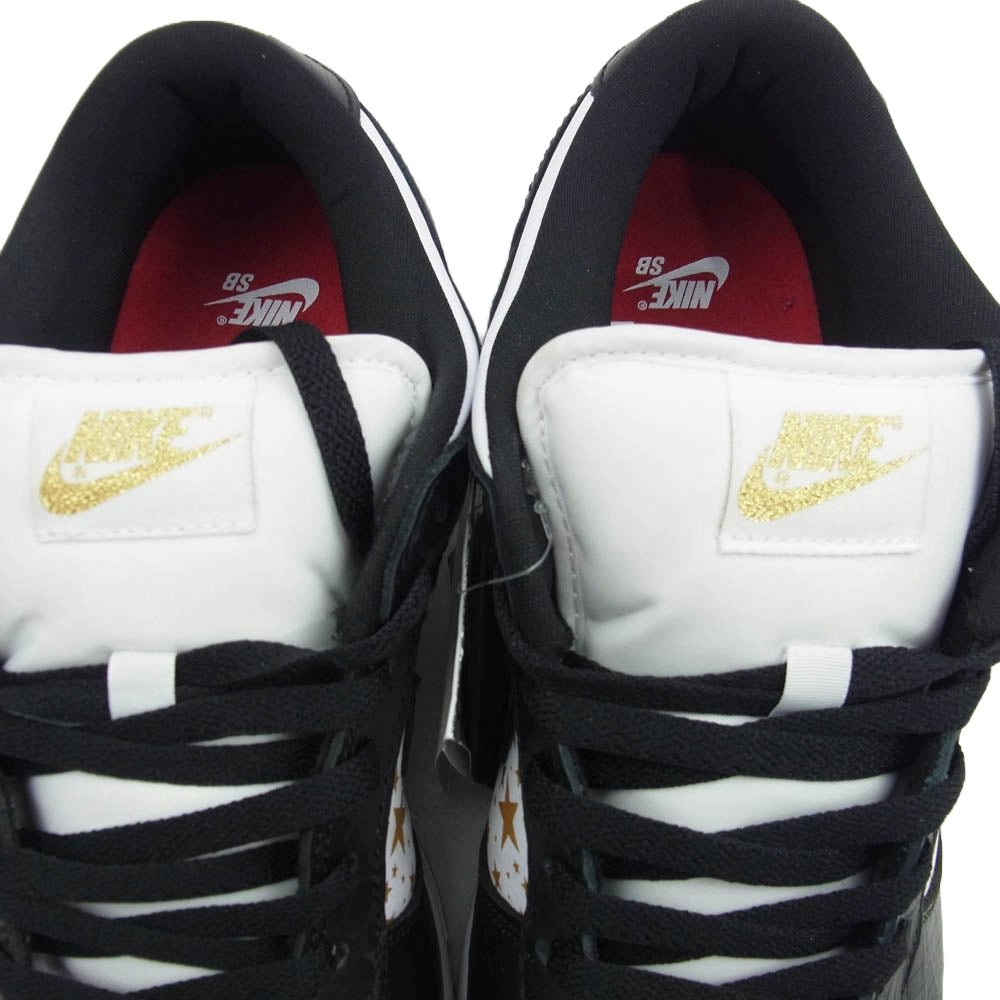 Supreme シュプリーム DH3228-102 × Nike SB Dunk Low OG QS Gold Stars White black フェイクバスターズ 鑑定済 ナイキ SB ダンク ロー OG QS ゴールドスターズ ローカットスニーカー ホワイト ブラック系 ブラック系 ホワイト系 27cm【新古品】【未使用】【中古】